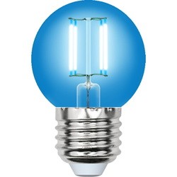 Лампочка Uniel LED-G45-5W/BLUE/E27 GLA02BL