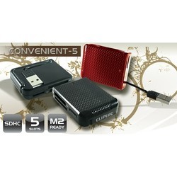 Картридеры и USB-хабы Cliptec Convenient-5