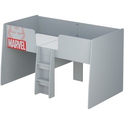 Кроватка Polini Marvel 4105 (серый)