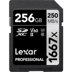 Карта памяти Lexar Professional 1667x SDXC 256Gb