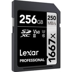 Карта памяти Lexar Professional 1667x SDXC 256Gb