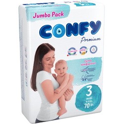 Подгузники Confy Premium Diapers 3 / 70 pcs