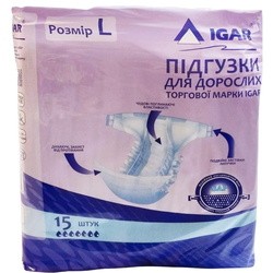 Подгузники IGAR Diapers L / 15 pcs