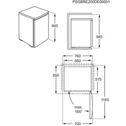 Холодильник Electrolux LXB 1AE13 W0