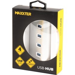 Картридер / USB-хаб Maxxter HU3A-4P-01