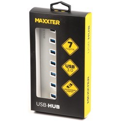 Картридер / USB-хаб Maxxter HU3A-7P-01