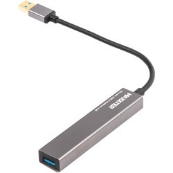 Картридер / USB-хаб Maxxter HU3A-4P-02