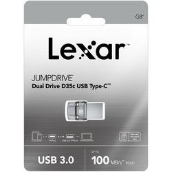 USB-флешка Lexar JumpDrive Dual Drive D35c 64Gb