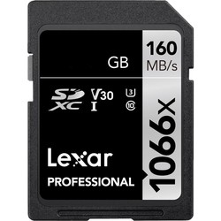 Карта памяти Lexar Professional 1066x SDXC 128Gb