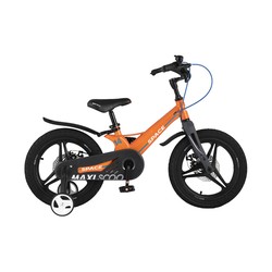 Детский велосипед Maxiscoo Space Deluxe Plus 14 2021 (оранжевый)