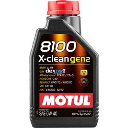 Моторное масло Motul 8100 X-Clean Gen2 5W-40 1L