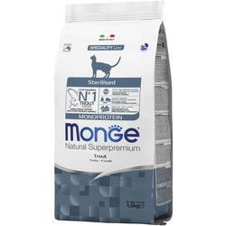 Корм для кошек Monge Monoprotein Sterilised Trout 1.5 kg