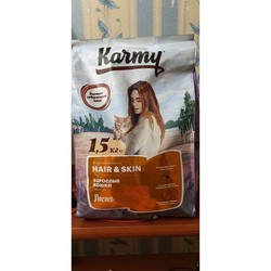 Корм для кошек Karmy Adult Hair&Skin Salmon 10 kg