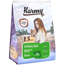 Корм для кошек Karmy Sterilized Salmon 1.5 kg