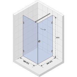 Душевая кабина RIHO Scandic M201 100x100 L