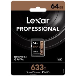 Карта памяти Lexar Professional 633x SDXC UHS-I U3 V30 1024Gb