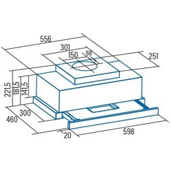 Вытяжка Cata TFH 6630 X