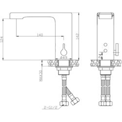 Смеситель BelBagno BB-ELVM-CRM