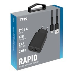 Зарядное устройство TFN Rapid 12W + USB C Cable