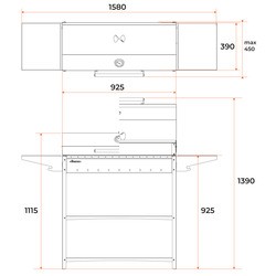 Мангал/барбекю Gratar Professional Standart BBQ