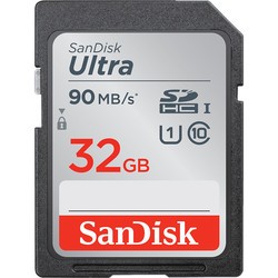 Карта памяти SanDisk Ultra SDHC UHS-I 90MB/s Class 10