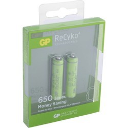 Аккумулятор / батарейка GP Recyko 2xAAA 650 mAh