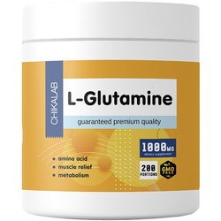 Аминокислоты Chikalab L-Glutamine 1000 mg 200 g