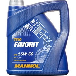 Моторное масло Mannol Favorite 15W-50 4L