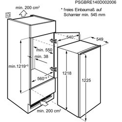 Встраиваемый холодильник Electrolux LRB 3AF12 S