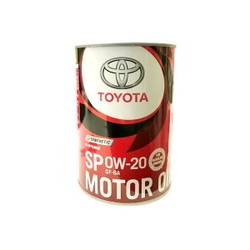 Моторное масло Toyota Motor Oil 0W-20 SP/GF-6A Synthetic 1L