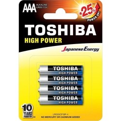 Аккумулятор / батарейка Toshiba High Power 4xAAA