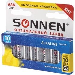 Аккумулятор / батарейка SONNEN Alkaline 10xAAA