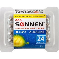 Аккумулятор / батарейка SONNEN Alkaline 24xAAA