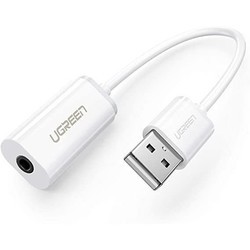 Звуковая карта Ugreen 2in1 USB Audio Adapter