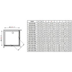 Душевая кабина Radaway Espera KDD 120Lx120R