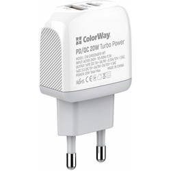 Зарядное устройство ColorWay CW-CHS024QPD