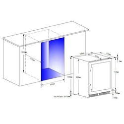 Винный шкаф Climadiff CBU51S2B