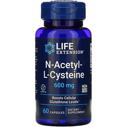 Аминокислоты Life Extension N-Acetyl-L-Cysteine 600 mg