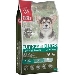 Корм для собак Blitz Puppy All Breeds Holistic Turkey/Duck 15 kg