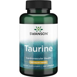 Аминокислоты Swanson Taurine 500 mg 100 cap