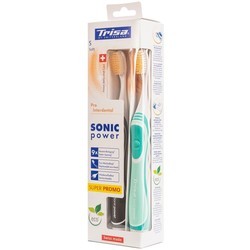 Электрическая зубная щетка Trisa Sonic Power Akku 686077 (серый)