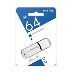 USB-флешка SmartBuy Paean 64Gb (белый)