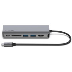 Картридер / USB-хаб Belkin Connect USB-C 6-in-1 Multiport Adapter