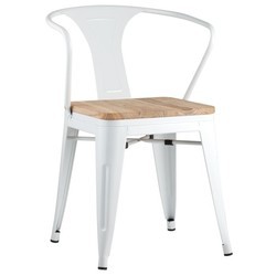 Стул Stool Group Tolix Arm Wood