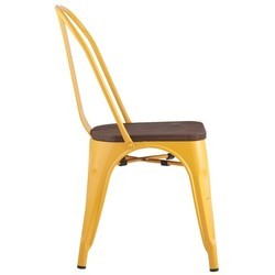 Стул Stool Group Tolix Wood with backrest