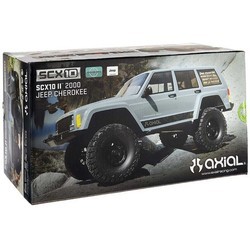 Радиоуправляемая машина Axial SCX10 II Jeep Cherokee 4WD Rock Crawler Brushed 1:10 (серый)