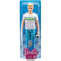 Кукла Barbie 60th Anniversary Doll 2 in Throwback Workout Look with T-Shirt GRB43
