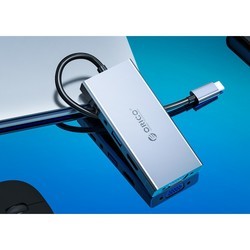 Картридер / USB-хаб Orico MC-U501P