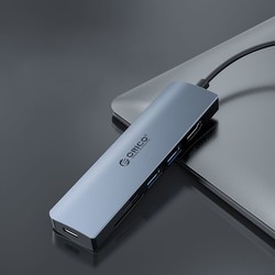 Картридер / USB-хаб Orico MC-U601P