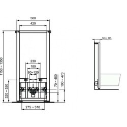 Инсталляция для туалета Ideal Standard Strada II D387001 WC